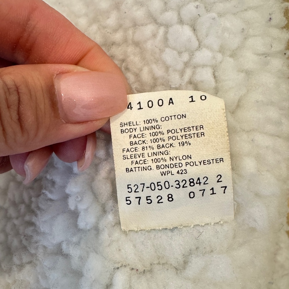 Vintage‎ Kids Levi's Shearling Trucker Jacket Size Small - Picture 6 of 10